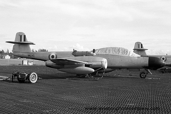 RAF 1574 Flight Gloster Meteor TT.20 WM245 (1966)