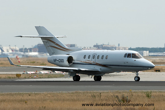 Hawker 900XP VP-CSD at Frankfurt (2015)