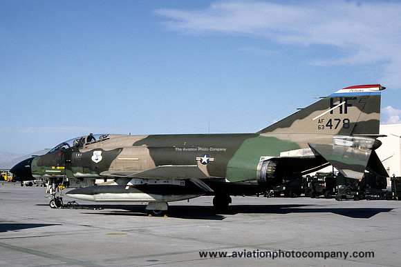USAF Indiana ANG 113 TFS McDonnell F-4C Phantom 63-7478/HF (1981)