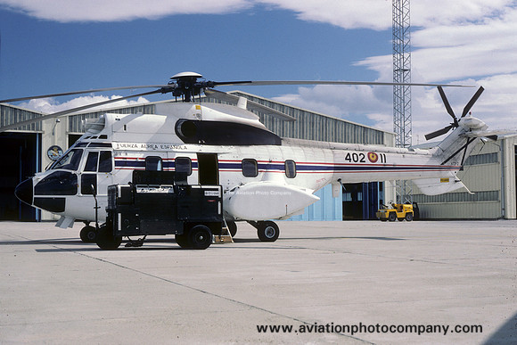 Spanish Air Force Esc 402 Aerospatiale AS.332B Super Puma HT.21-2/402-11 (1988)