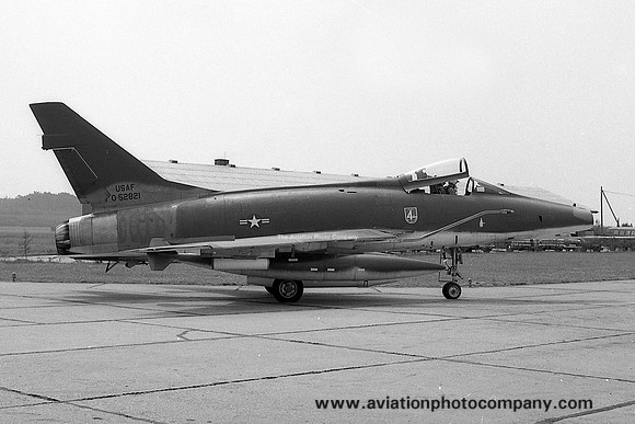 USAF 48 TFW North American F-100D Super Sabre 55-2821