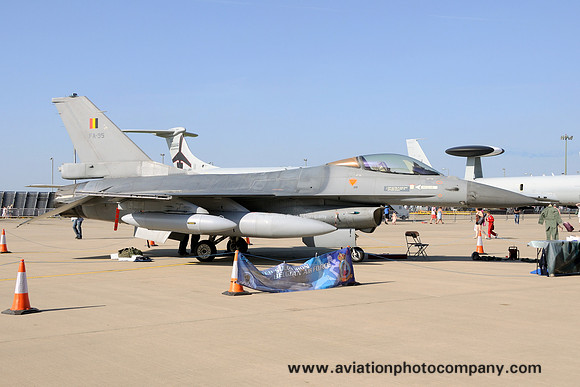 Belgian Air Force 10 Wing GD F-16AM FA-95 at the Waddington Airshow (2013)