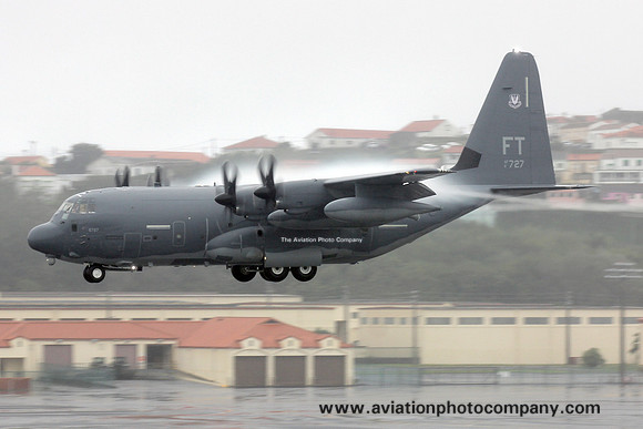 USAF 347 RG 71 RQS Lockheed HC-130J Combat King II 11-5727 at Lajes (2015)