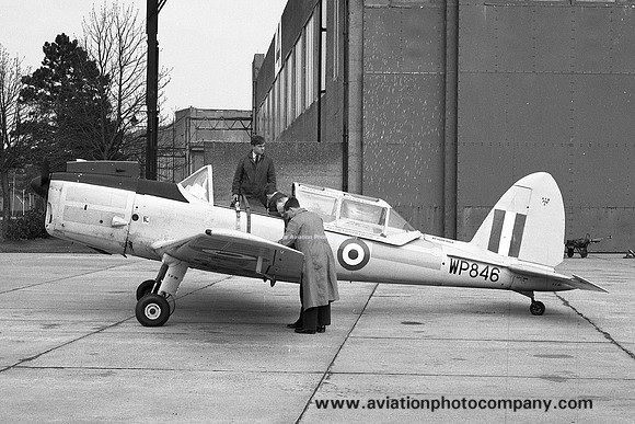 RAF West Raynham Station Flight DHC-1 Chipmunk T.10 WP846 at RAF Wattisham (1968)