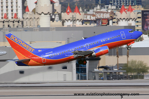 Southwest Airlines Boeing 737-500 N523SW at Las Vegas IAP (2014)