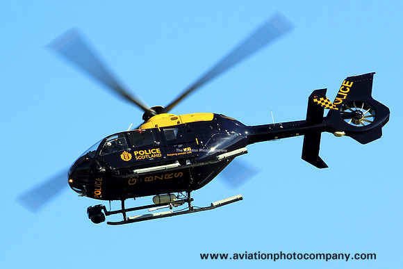 Police Scotland Eurocopter EC-135T2 G-BZRS at Prestwick (20150