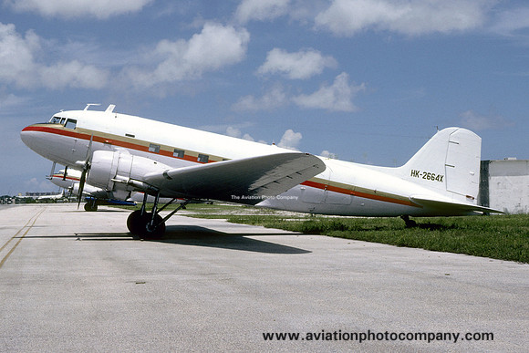 Douglas C-47B Dakota HK-2664X (1981)