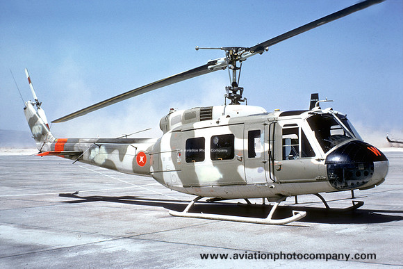 Omani Air Force Bell UH-1H 4-651 on loan from the Iranian Air Force (1973)