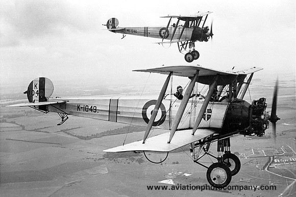 RAF Cambridge UAS Avro 504N K1049 and K1246
