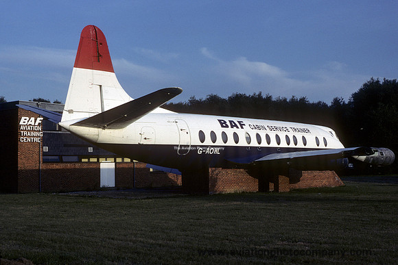 BAF Cabin Service Trainer Vickers Viscount G-AOHL (1983)