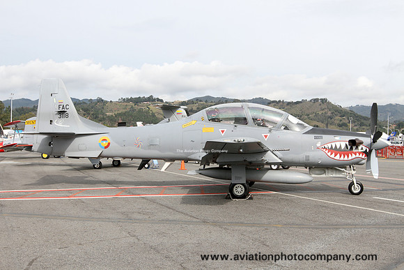 Colombian Air Force ESCOM 211 Embraer A-29B Super Tucano FAC3118 at F-Air (2015)