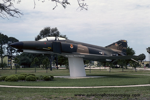 USAF 56 TFW McDonnell F-4D Phantom 66-0302/MC displayed at Macdill AFB (1980)