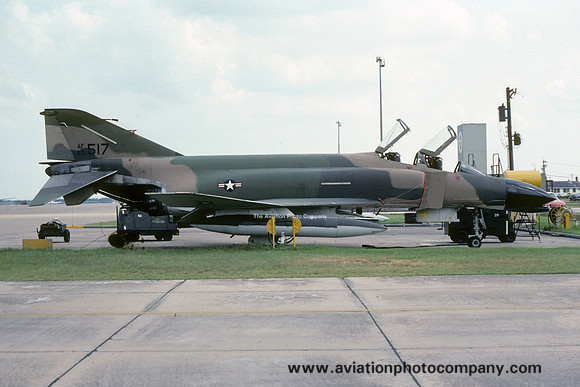 USAF Texas ANG 111 FIS McDonnell F-4C Phantom 63-7517 (1982)