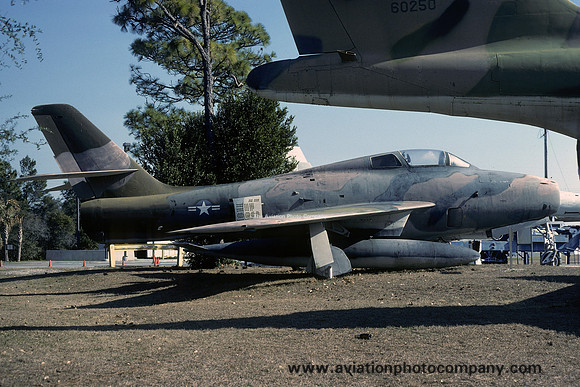 USAF Republic F-84F Thunderstreak 51-9495 displayed at Eglin (1984)