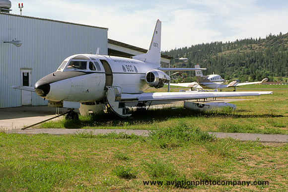 USAF North American T-39A Sabreliner 61-0679 at the Spokane College (2001)