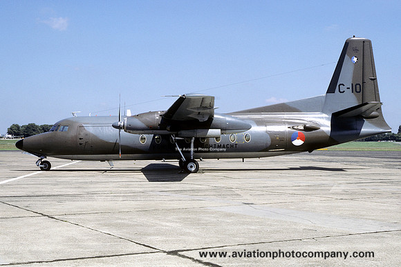 Dutch Air Force 334 Squadron Fokker F-27M C-10 (1985)