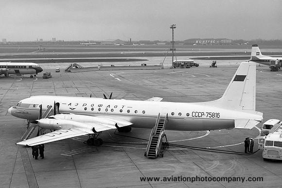 Aeroflot Ilyushin Il-18 CCCP-75816 at Heathrow