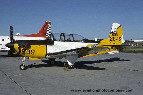 US Navy Beech T-34C Turbo Mentor 162649/E-539 (1984)