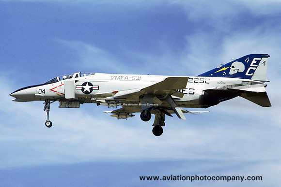 US Marines VMFA-531 McDonnell F-4J Phantom 152252/EC-04 (1978)
