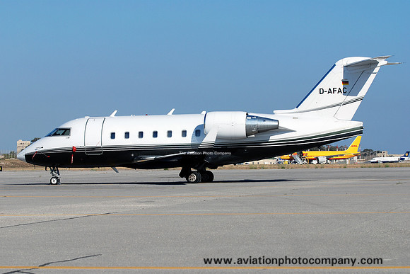 Canadair CL-600 D-AFAC at Malta Luqa (2013)