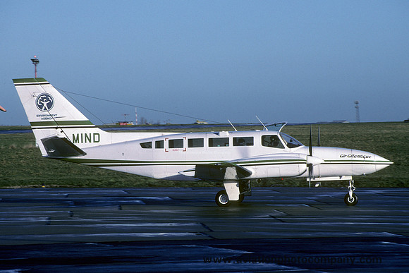Air Atlantique/Environment Agency Cessna 404 G-MIND at East Midlands (1999)