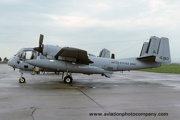 US Army 15 MIB Grumman OV-1D Mohawk 68-15963 (1991)