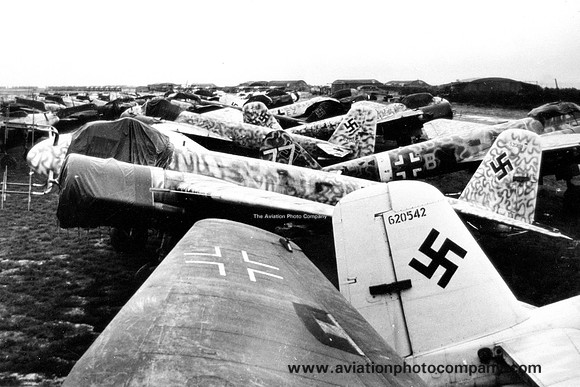 Stored German Air Force Junkers Ju88s