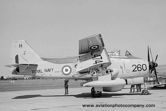 Royal Navy 849 Squadron A Flight Fairey Gannet AEW.3 XL474/H260 (1969)