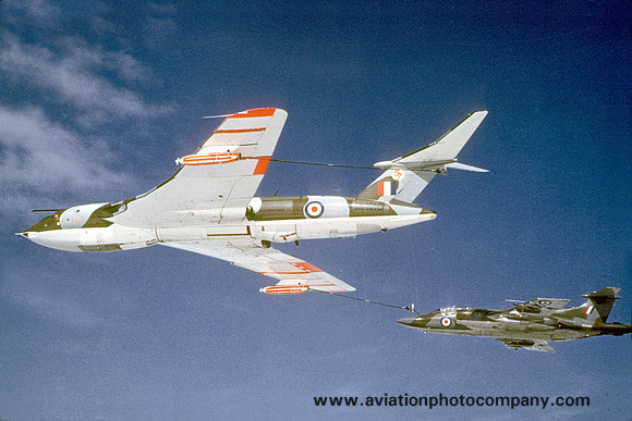 RAF 57 Squadron Handley Page Victor B(K).1A XH619 with a 12 Squadron Blackburn Buccaneer