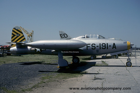 USAF Republic F-84G Thunderjet 50-1191 displayed at the Carolinas Aviation Museum (1999)