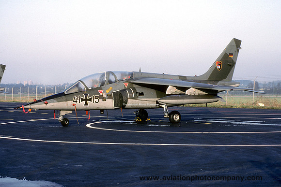 West German Air Force JBG41 Dassault Alphajet 41+15 (1987)