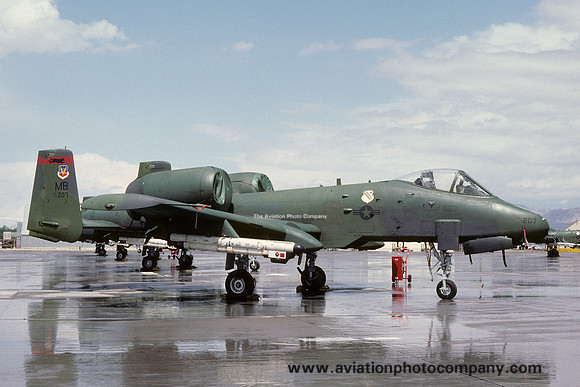 USAF 354 TFW 353 TFS Fairchild A-10A Thunderbolt 77-0207/MB (1981)