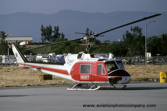 San Bernadino Sheriff Bell 204 N1565F (1982)