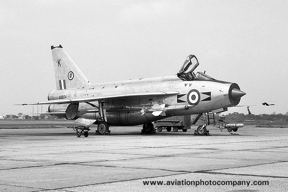 RAF 11 Squadron English Electric Lightning F.6 XS934/K (1968)
