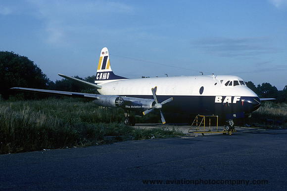 BAF Cargo Vickers Viscount G-AOYS (1983)