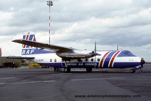 British Air Ferries Handley Page Herald G-BCWE (1982)