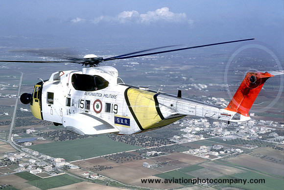 Italian Air Force 15 Stormo Sikorsky HH-3F MM80988/15-19 (1988)