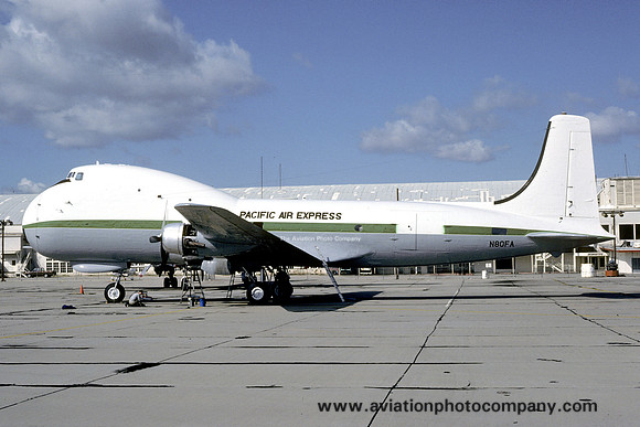 Pacific Air Express Douglas C-54 Carvair N80FA (1983)