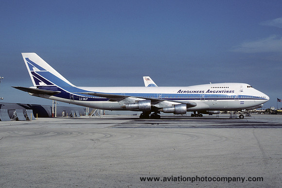 Aerolineas Argentinas Boeing 747-200 LV-MLP (1984)