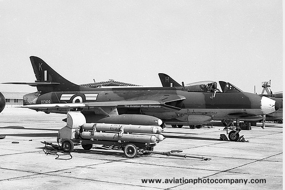 RAF 208 Squadron Hawker Hunter FGA.9 XG169/K (1967)