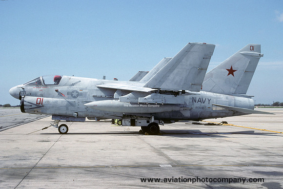 US Navy VAQ-34 LTV A-7E Corsair 160000/01 (1991)