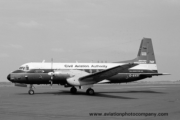 Civil Aviation Flying Unit Hawker Siddeley HS748 G-AVXI (1978)