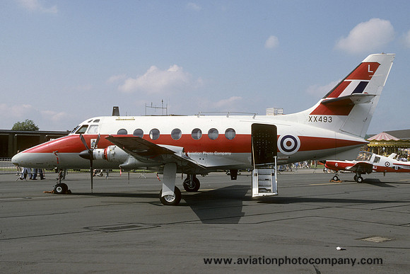 RAF 6 FTS Handley Page Jetstream T.1 XX493/L (1993)