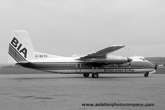 British Island Airways Handley Page Herald G-BEYK (1978)