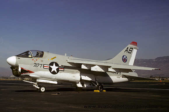 US Navy VA-46 LTV A-7E Corsair 159997/AB-307 (1977)