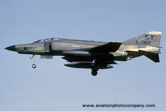 USAF Kentucky ANG 165 TRS McDonnell RF-4C Phantom 65-0822/KY (1986)