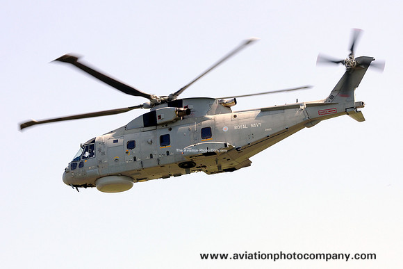 Royal Navy 824 Squadron Westland Merlin HM.2 ZH850/580 at the Waddington Airshow (2013)