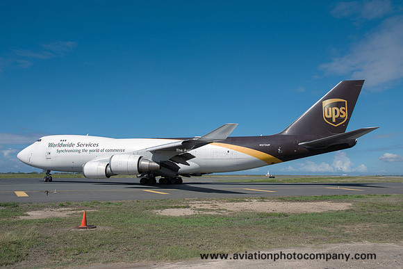 UPS Boeing 747-400F N573UP at Honolulu IAP (2015)