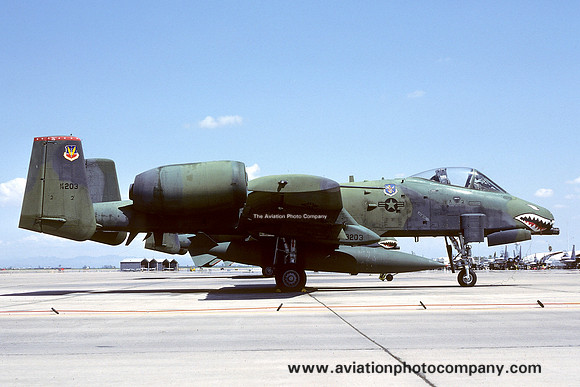USAF 23 TFW 76 TFS Fairchild A-10A Thunderbolt 79-0203/EL (1984)