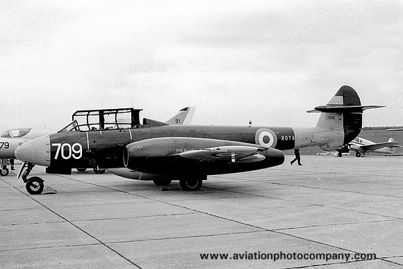 Royal Navy Yeovilton Station Flight Gloster Meteor T.7 WS103 (1966)
